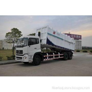 6x4 11.3ton Hydraulic Garbage Dump Truck , Garbage Collecti